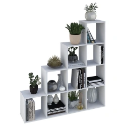 Polini Home Smart Cascade 10-piece shelving unit, white, Article ID 0001697.9