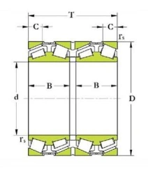 Four row tapered roller bearing 77796HLM
