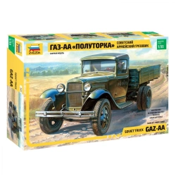 Assembled model Soviet army truck "Polutorka" (GAZ-AA)