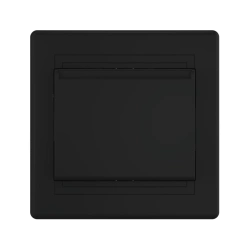 CADUCEUS ALING PRESTIGE Flush-mounted card switch 10A, 250V~, black (soft touch), article number 6095.E1E1