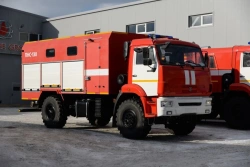 Fire pumping station PNS-130, type 58815K43502, modification 58815B on chassis KAMAZ-43502-D5