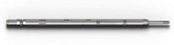 Spot quartz pressure and temperature sensor