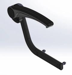 SPG-11.5292.350-01 SB Right armrest complete