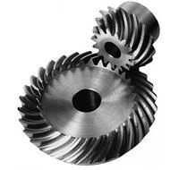 Bevel gears with circular tooth.