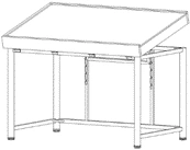 Light table / restoration table