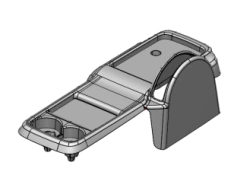TRAPPE ACCES MECANISME FREIN SECONDAIRE / Secondary brake mechanism access hatch 98410783ZD