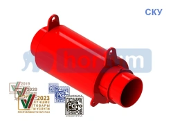 SKU - bellows compensating device for heat networks; DN from 50mm to 1200mm; Prab: 16 and 25 Bar.