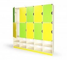 Double-deck cupboard 10 with shoe rack