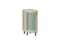 LD 245180.000 kitchen Country facade of table ending (paneling set) (SONOMA h light/SONOMA H. Green,