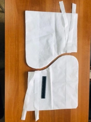 Shoe covers high with ties