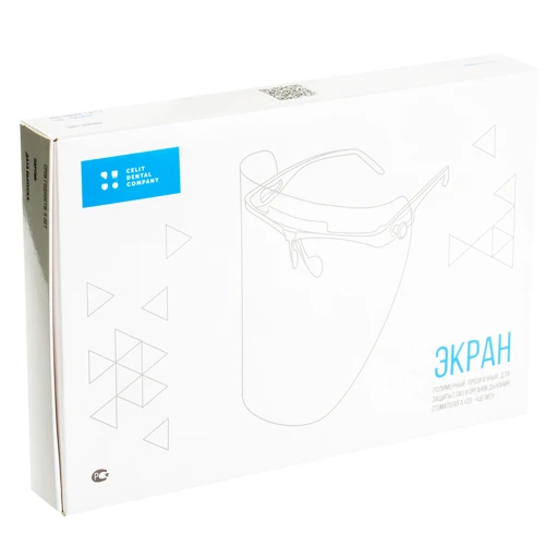 Transparent Polymer Face Shield for Dental Protection - E3-CELIT