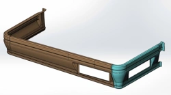 Rear left rear catwalk trim assembly 5299-351-5107330