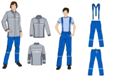 Women's sets for working personnel (jacket-shirt, trousers) special for employees of the organisations of the Transneft system f