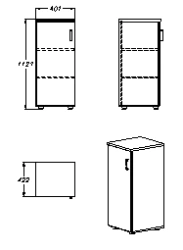 Wardrobe (series 402.40.112)