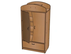 Linen cupboard from set ''Anyuta''/ShD74