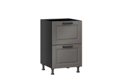 Mocha LD.274120.000 Front set for kitchen cabinet 500 with 2 drawers (4) (Sundown )