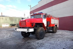 Fire rescue truck (APS), type 6YN32, modification 6Y134W on URAL-4320 chassis (-80, -82).
