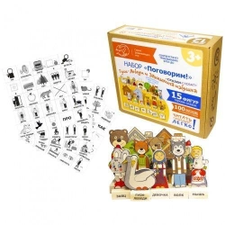 Play set "Let's talk!" Tales Global "Zayushkina izbushka, Goosey Swans" (art. N-81)