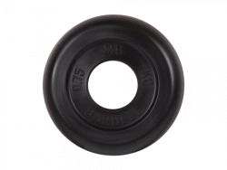 MB-PltB26-0,75 Rubber disc "Standard", black, 26 mm, 0,75 kg