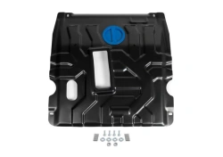 Crankcase + Transmission Protection + Fastener Kit, RIVAL, Steel, Chevrolet Cobalt 2020-, V - 1.5/Chevrolet Cobalt 2011-2016,V -