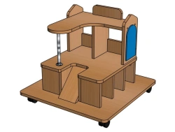Play shelving unit "Garage" / SJ156