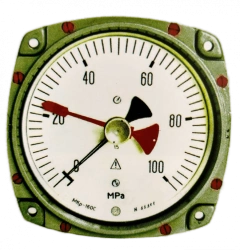 Ship pressure gauges with control arrow and device of its return to zero MKr-160S