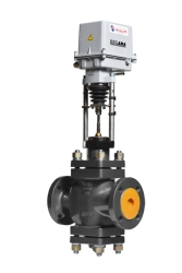 Double-seated regulating valve for PN63, type KR double-seated; DN 25-100; PN 63