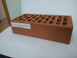 Single hollow face brick "Red"