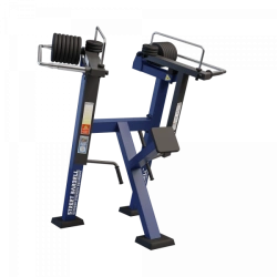 Belt pull with convergence in standing position with variable load