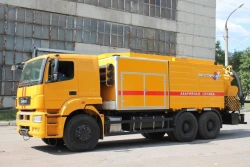 Special, sewer cleaning machine DKT-Start 360 on KAMAZ 6580-T5 chassis