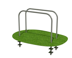 Stationary outdoor fitness equipment SV-067 Parallel bars, standard