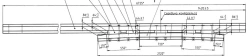 Cross rail with counter rail of P65 type (project MSZ.8433.02.000/-01)