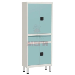 ??-04-???(???-643.01-11) Two-section double-leaf medical metal cabinet