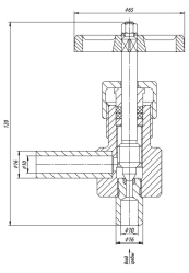 1s-17-2 Shut-off valve (valve)