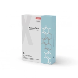 Wound-healing agent "Hitokol-KSKH" (1,0?4,0?0,8cm) sterile, according to TU 32.50.50-022-15886239-2019