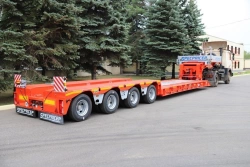 Semitrailers of low frame four-axle, commercial designation 994294 (modification from 994274-00 to 994274-06) on axle units 9331
