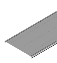 Straight tray cover KL 000 O, with overall dimensions from 50x16x2000 mm to 600x16x3000 mm, metal thickness from 1.0 mm to 1.5 m