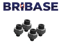BB.VS.100.51.111 Set of four fluted flat clamps, height 11 mm BriBase