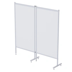 SHM-"MSK"(MSK-2301-01) Medical screen without wheels, two-sectional