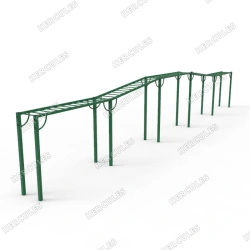 Multi-height handrail