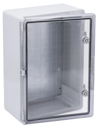Plastic hinged switchboard enclosure TETRA series 5
