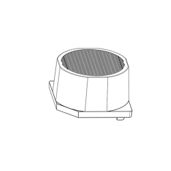 Lens for LED luminaires AMT-ART-16x16-3535-20x50-R