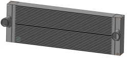 Charge air cooler BR-2650B. 1317. 200