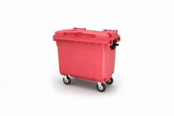 Mobile waste bin 660l Art.25.C19 (20.803.40.PE; 21.053.40.PE)