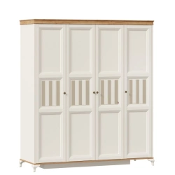 Villaggio LD.680100.000 ?? Four-piece wardrobe (Alabaster/Golden Oak)