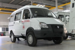 Medical service vehicle", type 38406A, modification 384068, category M2, M2G on the basis of TC/chassis GAZ, modification 2752 w