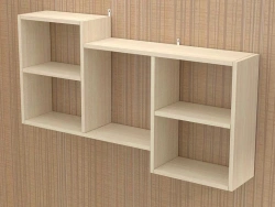 Hinged shelf