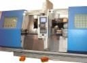 Cold extrusion press for manufacturing of precision parts with minimum machining in large-sized parts.