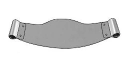 Flat metal matrices with locking fixing device No. 1.302(1)