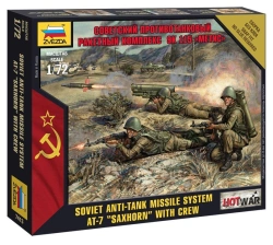 Assemblage model "Soviet anti-tank missile system Metis" with crew"